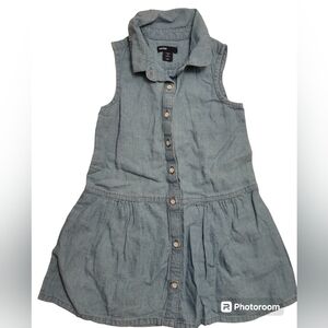 BABYGAP SLEEVELESS DENIM DRESS